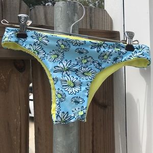 Blue Flower Bikini Set